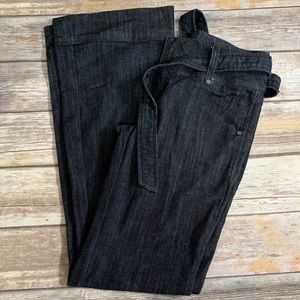 ⚡️ Sale Boom Boom Jeans Dark Denim Belted Wide